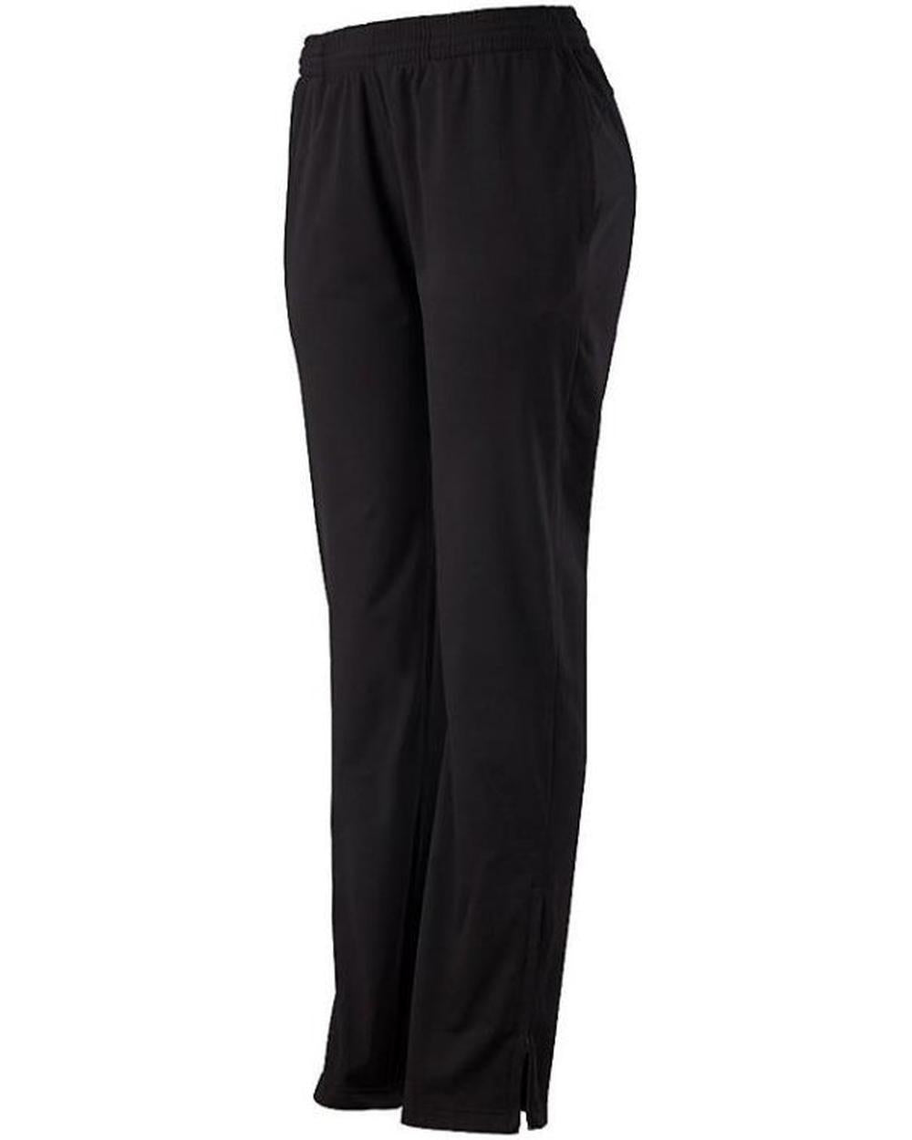 Augusta Women's Solid Brushed Tricot Warmup Pant, color: Black