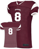 Augusta Slant Custom Football Jersey, color: Maroon/White