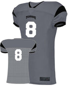 Augusta Slant Custom Football Jersey, color: Graphite/Black