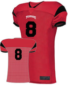 Augusta Slant Custom Football Jersey, color: Red/Black