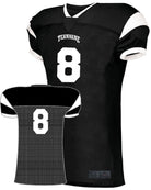 Augusta Slant Custom Football Jersey, color: Black/White