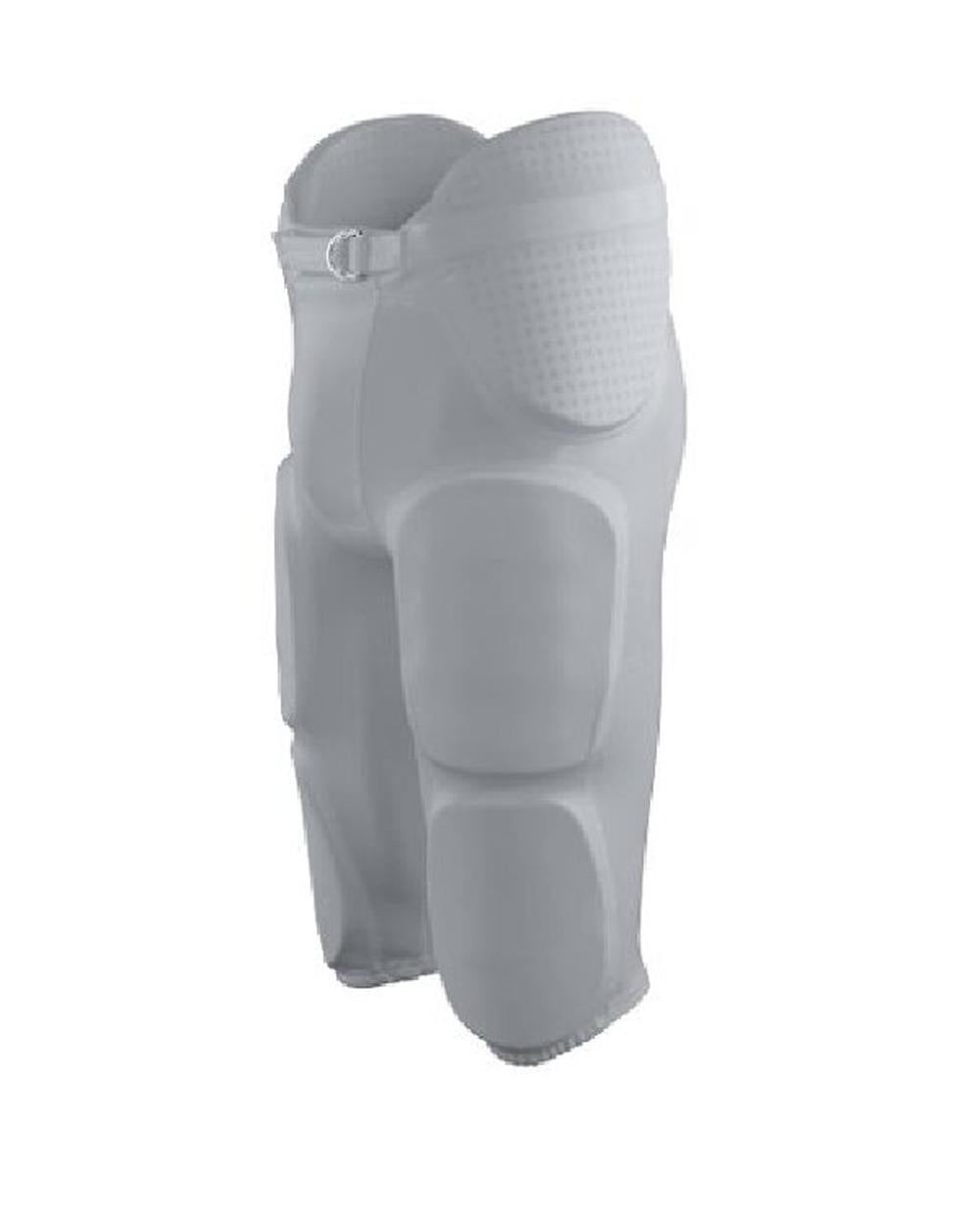 Augusta Youth Gridiron Integrated Football Pant, color: Silver Grey