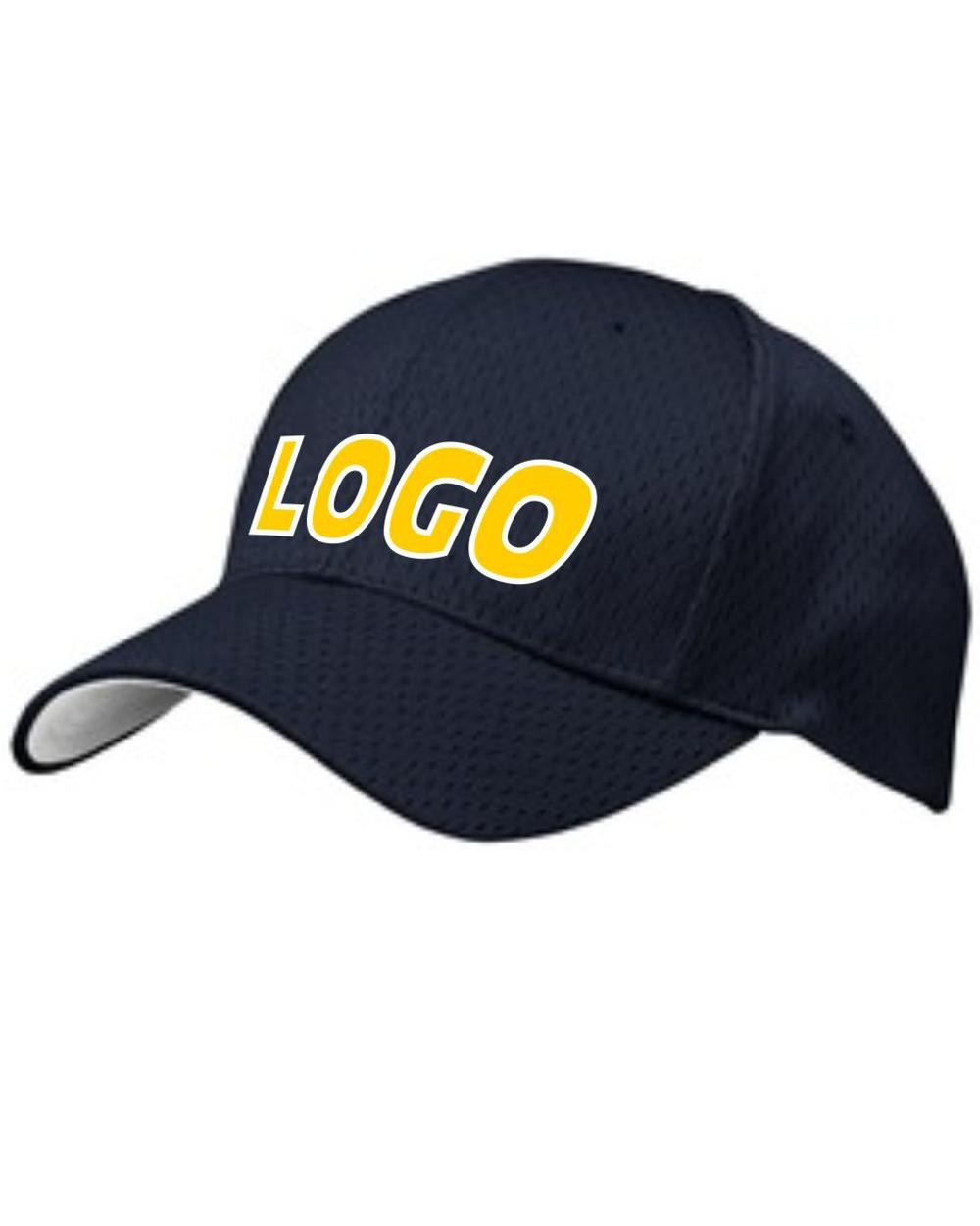 Sport-TEK Youth Pro Mesh Custom Cap, color: Navy