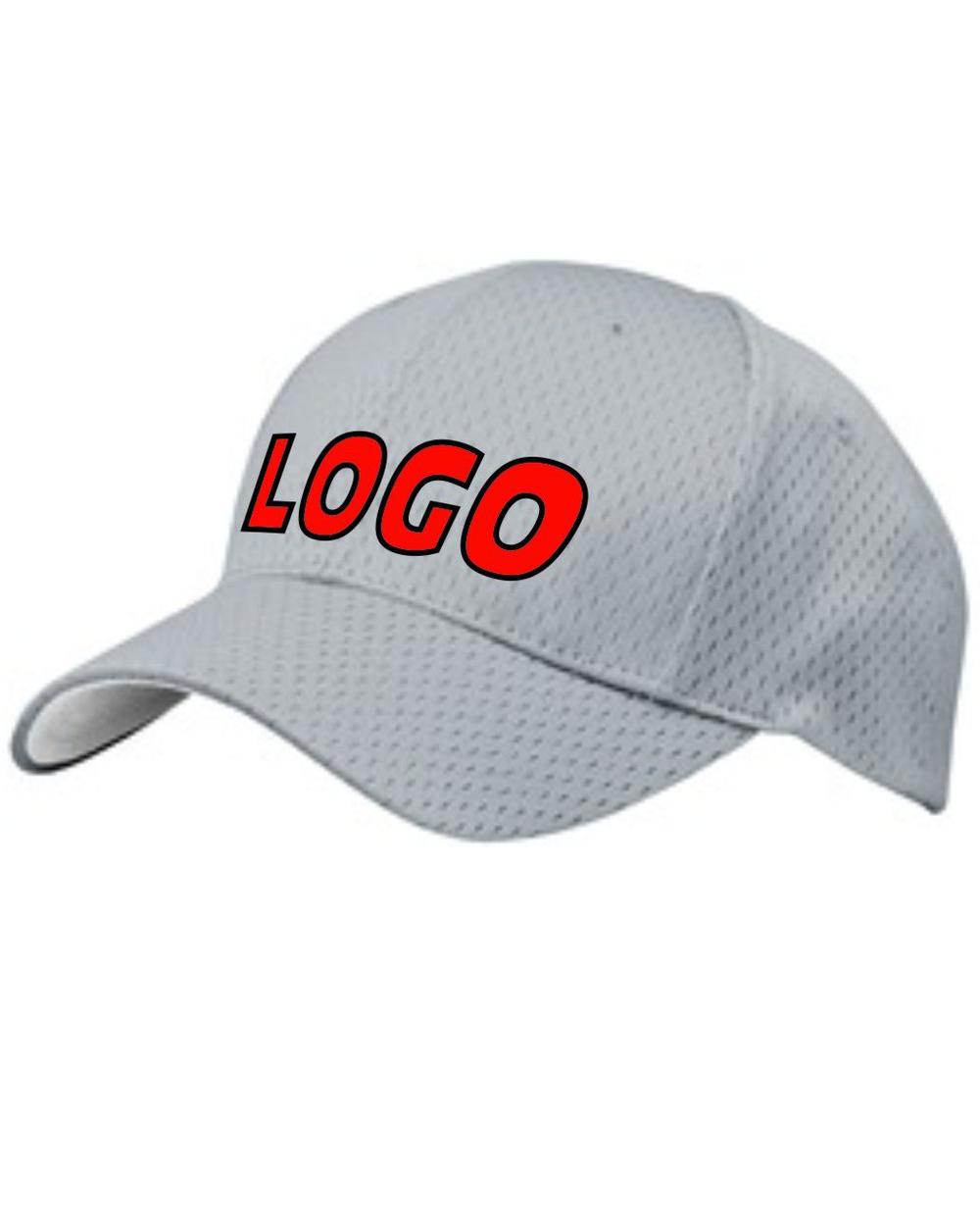 Sport-TEK Pro Mesh Custom Cap, color: Silver