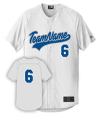 New Era Diamond Full-Button Custom Baseball Jersey, color: White