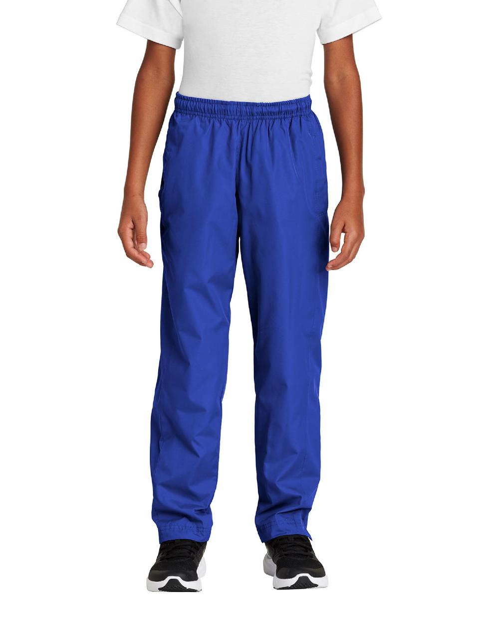 Sport-TEK Youth Raglan Solid Warmup Pant, color: True Royal