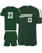 Sport-TEK Competitor United Custom Cross-Training Uniform, color: Forest Green/White