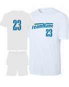 Sport-TEK Competitor United Custom Cross-Training Uniform, color: White/White