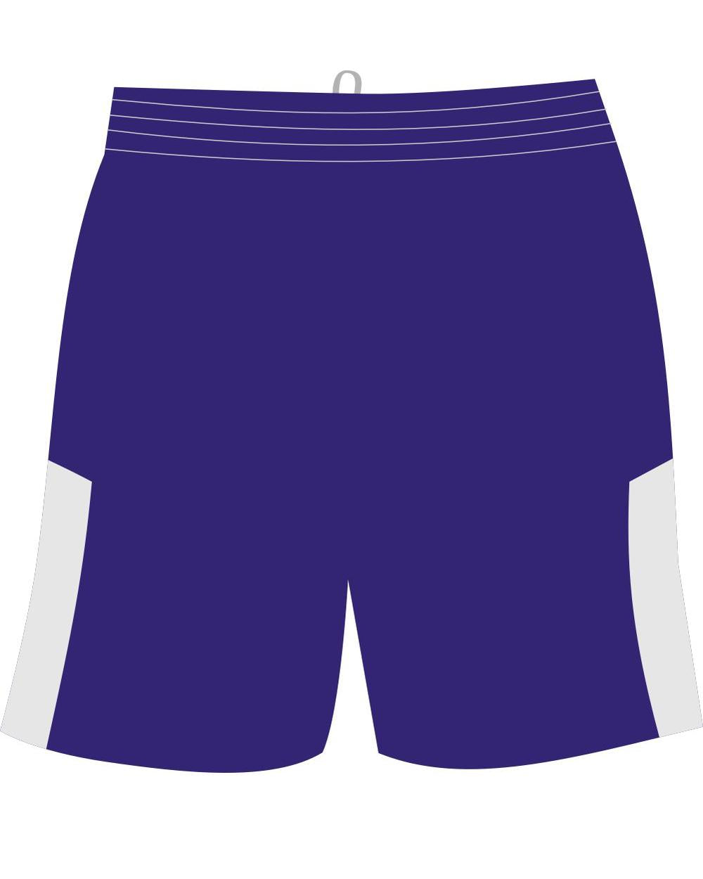 Sport-TEK Men's Competitor United Sports Short, color: Purple/White