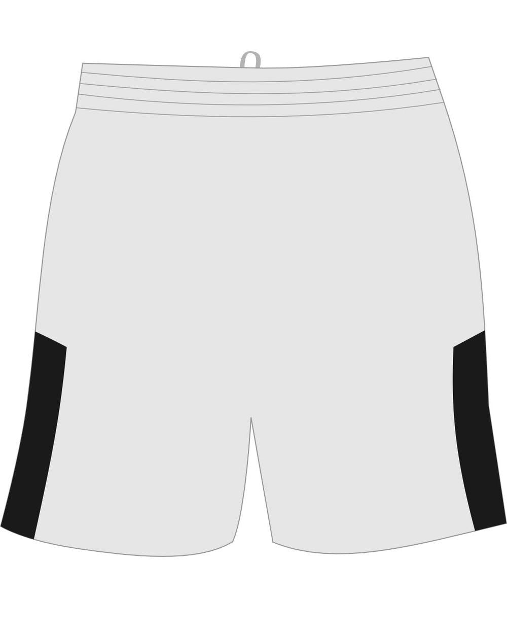 Sport-TEK Men's Competitor United Sports Short, color: White/Black