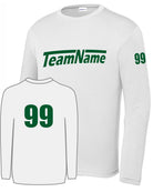 Sport-TEK Youth Custom L/S Performance T-Shirt, color: White