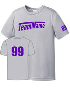 Sport-TEK Base Custom Performance Jersey, color: Silver