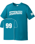 Sport-TEK Base Custom Performance Jersey, color: Tropic Blue