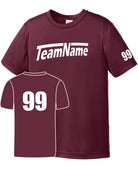Sport-TEK Base Custom Performance Jersey, color: Cardinal