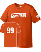 Sport-TEK Base Custom Performance Jersey, color: Deep Orange