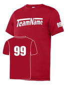 Sport-TEK Base Custom Performance Jersey, color: Deep Red