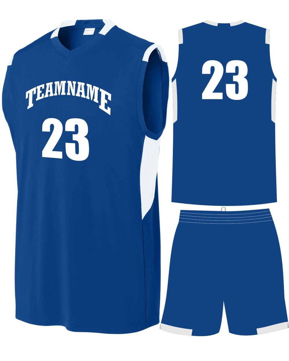 Sport-TEK Club Custom Cross-Training Uniform, color: True Royal/White