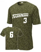 Sport-TEK Digi Camo S/S Custom Sport T-Shirt, color: Navy Camo