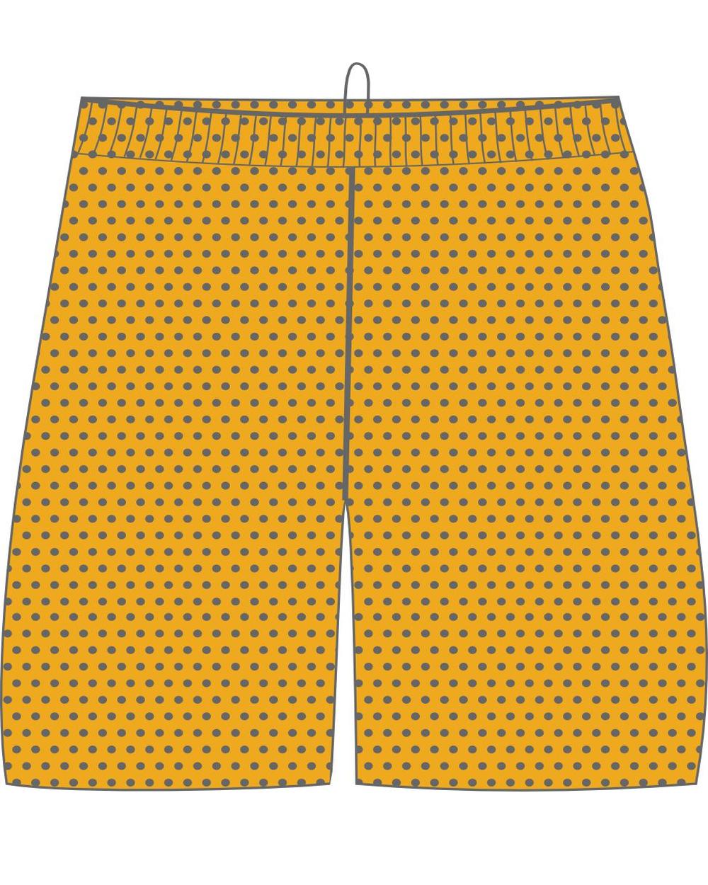 Sport-TEK 5" Posicharge Mesh Basketball Short, color: Gold