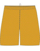 Sport-TEK 5" Posicharge Mesh Basketball Short, color: Gold