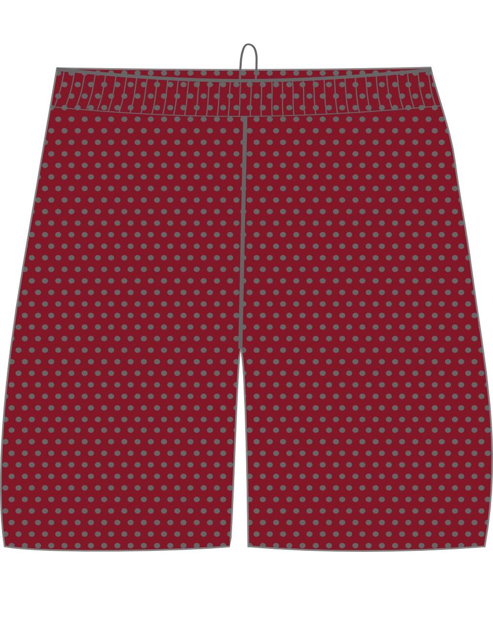 Sport-TEK Youth 5" Posicharge Mesh Basketball Short, color: Deep Red
