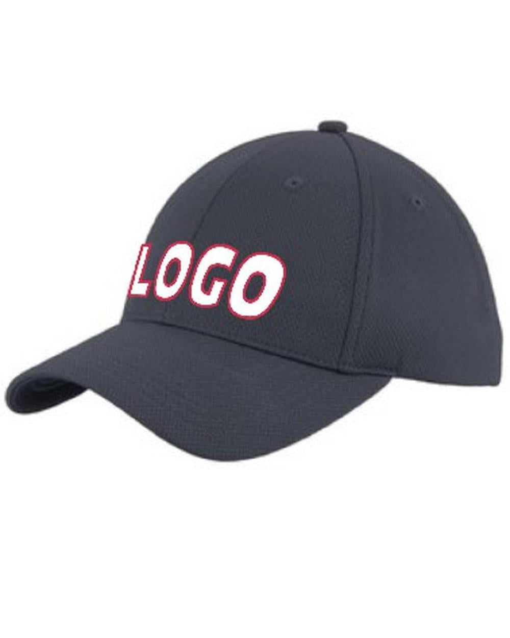 Sport-TEK PosiCharge RacerMesh Custom Cap, color: Graphite Grey