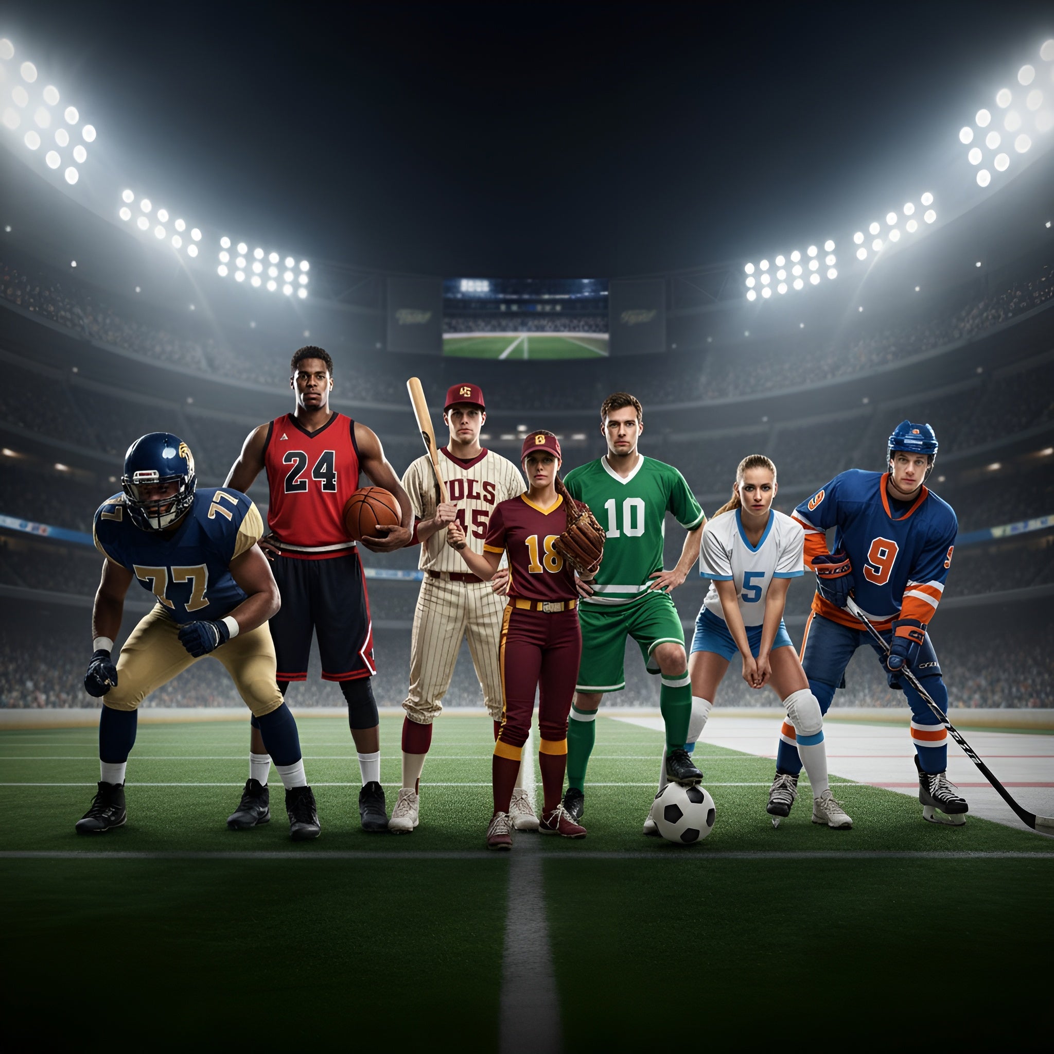 Team wearing custom sports uniforms from SportUniform